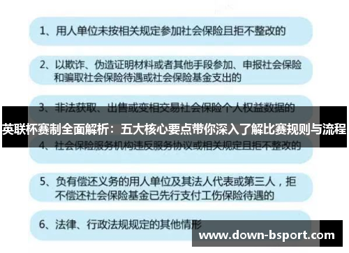 英联杯赛制全面解析:五大核心要点带你深入了解比赛规则与流程 英联杯赛制全面解析:五大核心要点带你深入了解比赛规则与流程